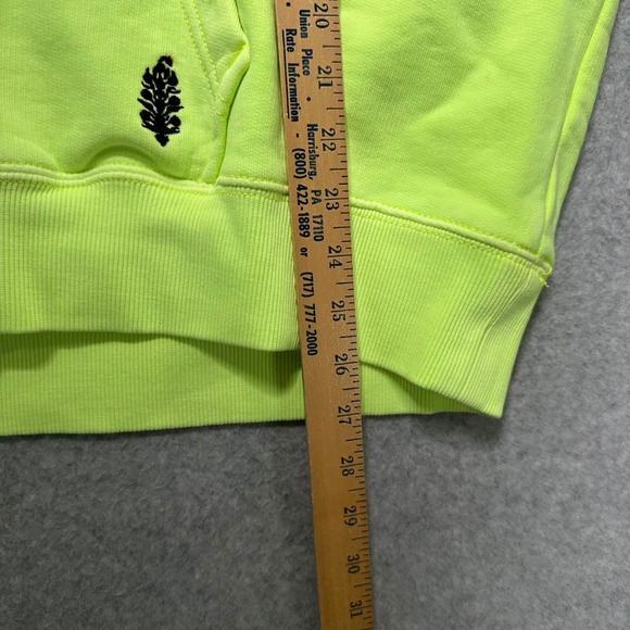 FP Movement Free People A Cut Above Buti Logo Oversized Hoodie Neon Green XL NWT - Picture 5 of 7